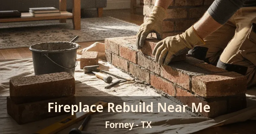 Fireplace Rebuild Near Me Forney - TX