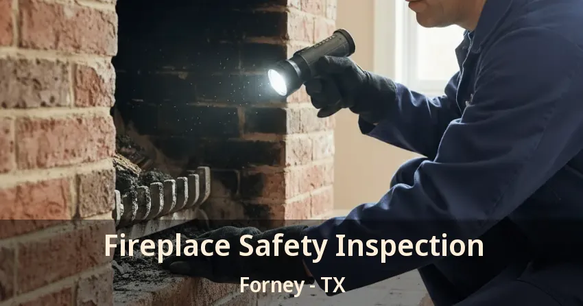 Fireplace Safety Inspection Forney - TX