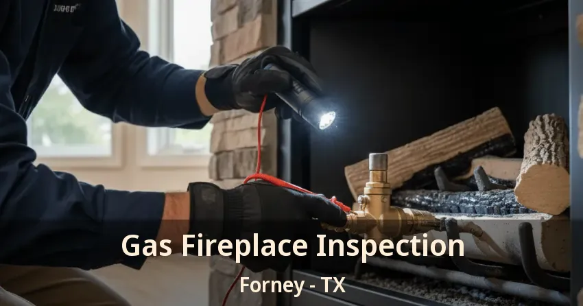 Gas Fireplace Inspection Forney - TX