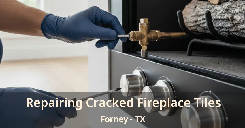 Repairing Cracked Fireplace Tiles Forney - TX